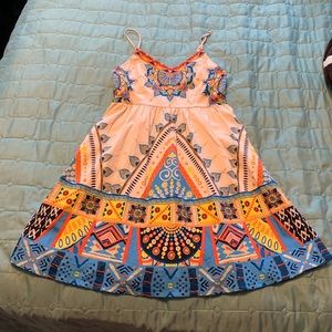 Adorable sundress bright pattern small